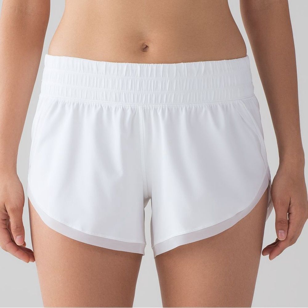 Lululemon Anew Short 4” White Size 4 Swift Light Low Rise - Picture 1 of 16